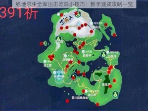 绝地求生全军出击吃鸡小技巧：新手速成攻略一览