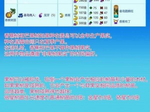 《星露谷物语上古果攻略：探索神秘果树的秘密》