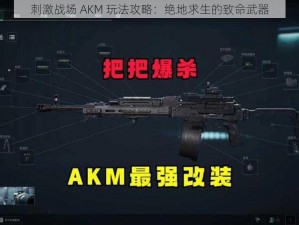 刺激战场 AKM 玩法攻略：绝地求生的致命武器