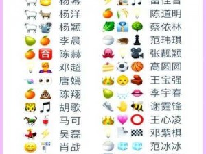 emoji 猜猜乐：明星小说成语答案大揭秘