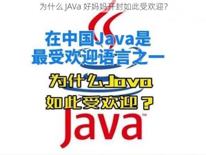 为什么 JAVa 好妈妈开封如此受欢迎？