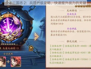 少年三国志 2：兵符升级攻略，快速提升战力的关键