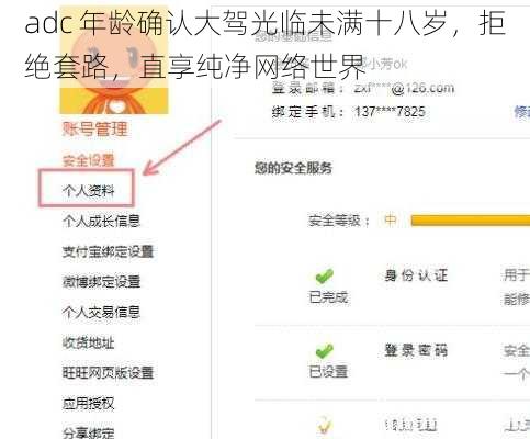 adc 年龄确认大驾光临未满十八岁，拒绝套路，直享纯净网络世界
