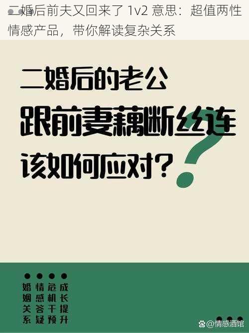 二婚后前夫又回来了 1v2 意思：超值两性情感产品，带你解读复杂关系