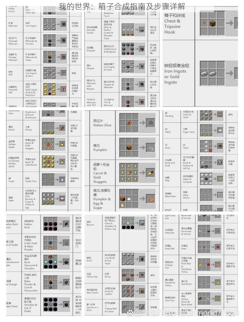 我的世界：箱子合成指南及步骤详解