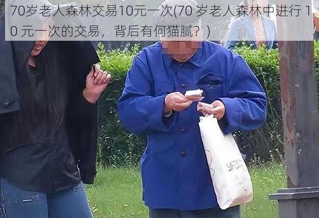 70岁老人森林交易10元一次(70 岁老人森林中进行 10 元一次的交易，背后有何猫腻？)