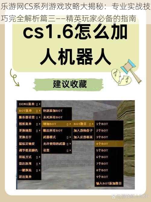 乐游网CS系列游戏攻略大揭秘：专业实战技巧完全解析篇三——精英玩家必备的指南