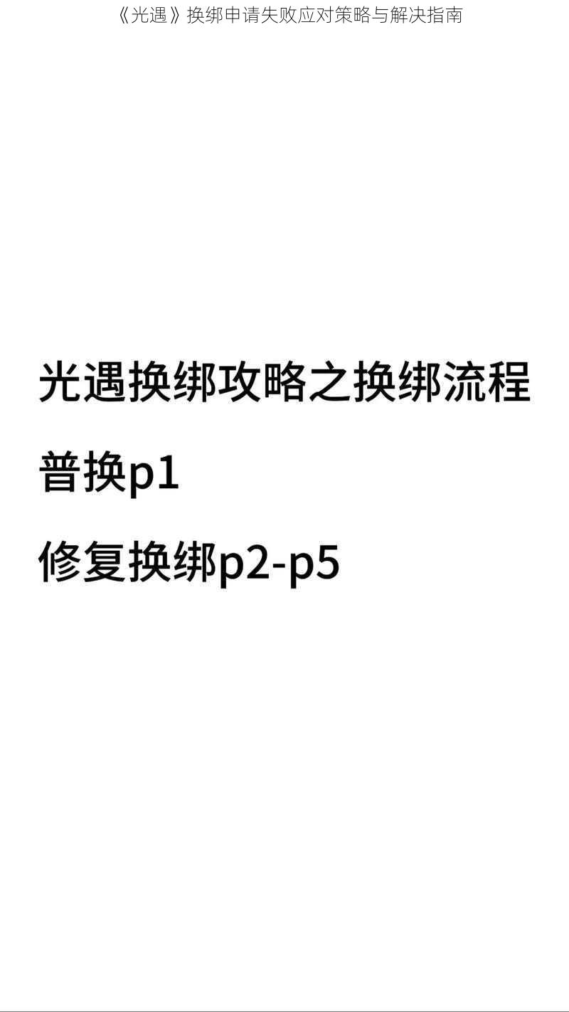 《光遇》换绑申请失败应对策略与解决指南