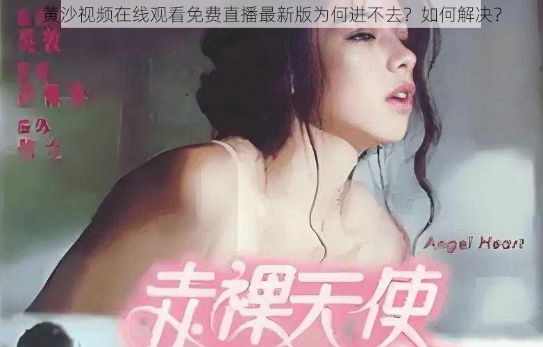 黄沙视频在线观看免费直播最新版为何进不去？如何解决？