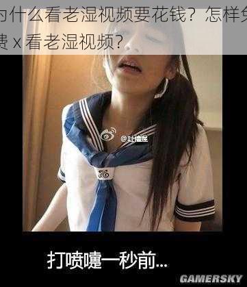 为什么看老湿视频要花钱？怎样免费 x 看老湿视频？