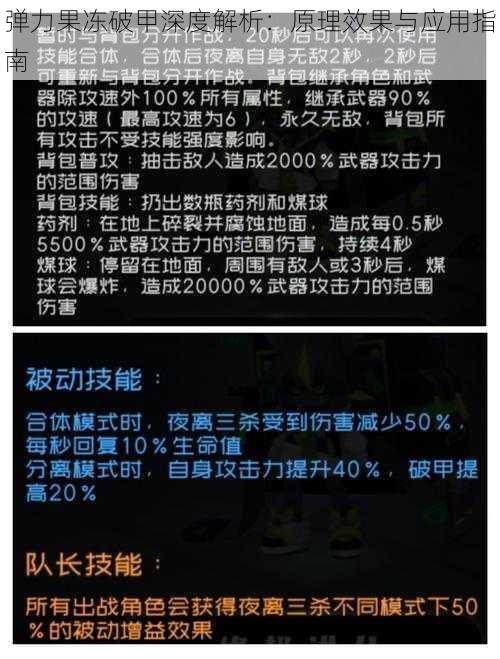 弹力果冻破甲深度解析：原理效果与应用指南