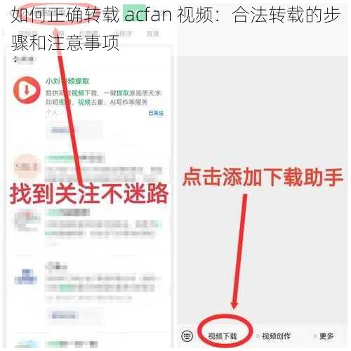 如何正确转载 acfan 视频：合法转载的步骤和注意事项