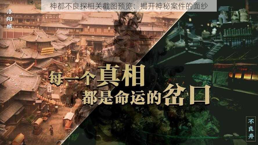 神都不良探相关截图预览：揭开神秘案件的面纱