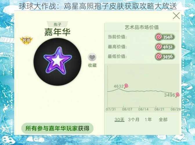 球球大作战：鸡星高照孢子皮肤获取攻略大放送