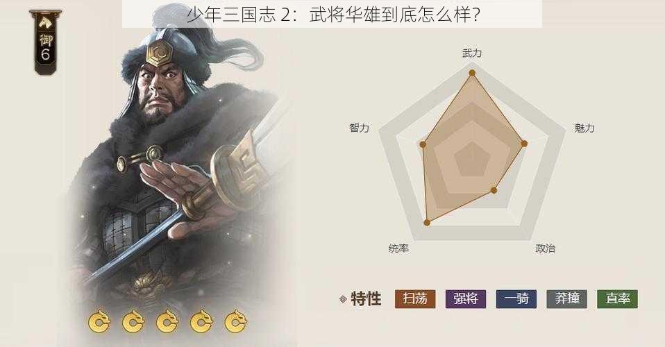 少年三国志 2：武将华雄到底怎么样？